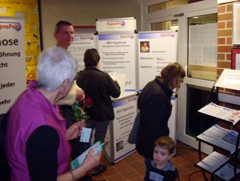 Viele Besucher interessierten sich f&uuml;r Hypnose